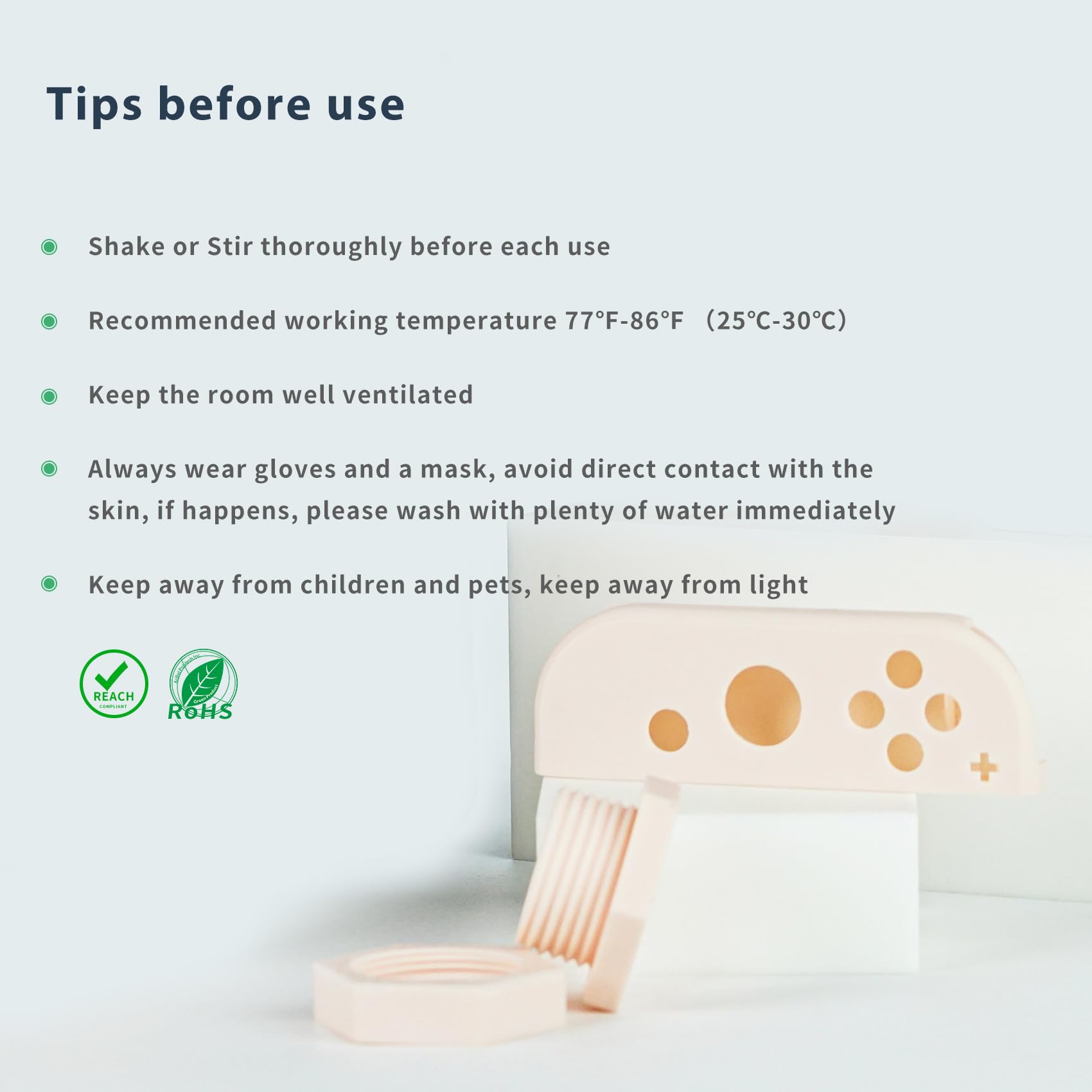 Funcrecol Tough BJD 3D Printer Resin Figure Printing Liquid Skin Pink