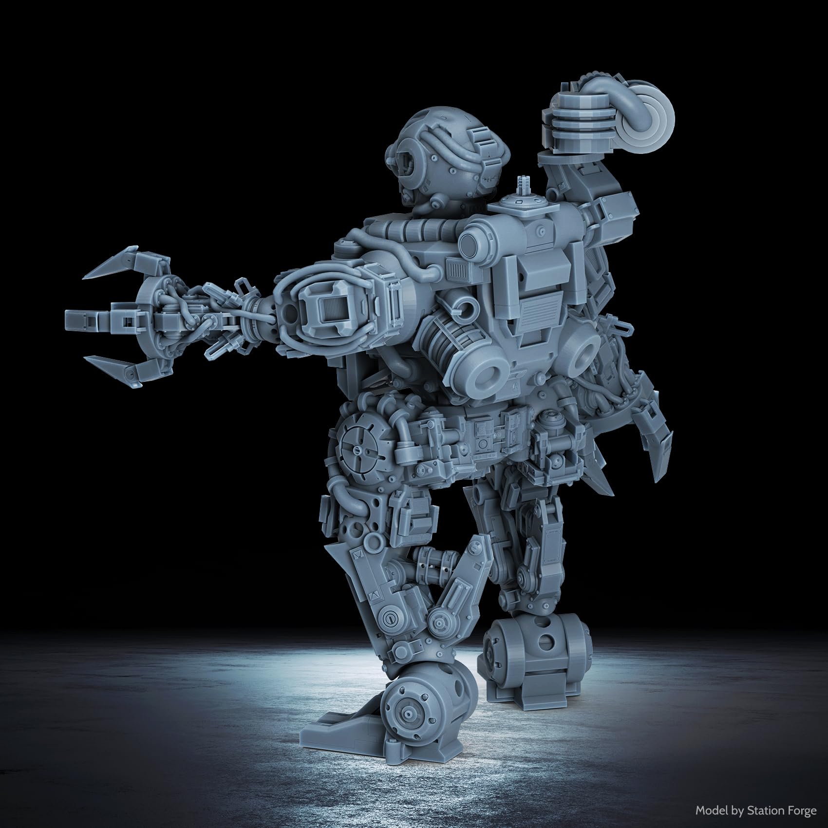 FUNCRECOLMecha 3D Printer Resin Grey For Mecha GK Figures