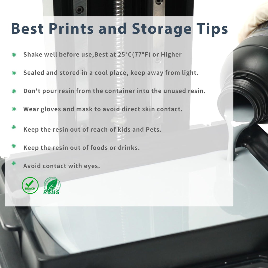 FUNCRECOL Water Washable 3D Printer Resin Grey