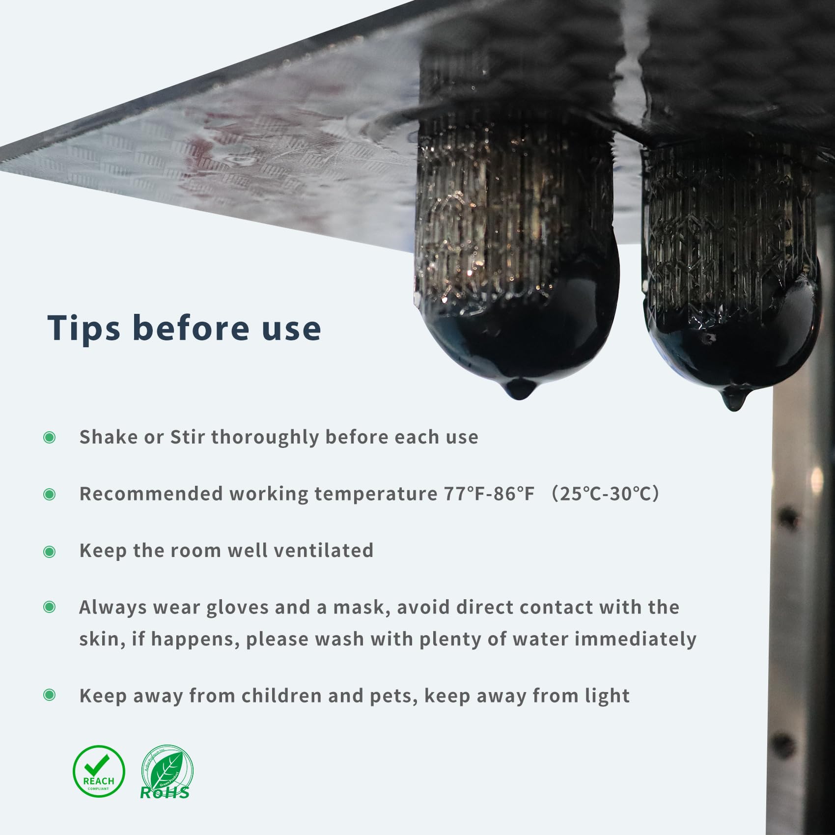 FUNCRECOL Tough Flexible 3D Printer Resin Rubber Like