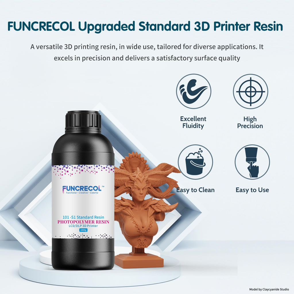 FUNCRECOL High Precision Compatible Low Cost 3D Printer Resin Red Wax