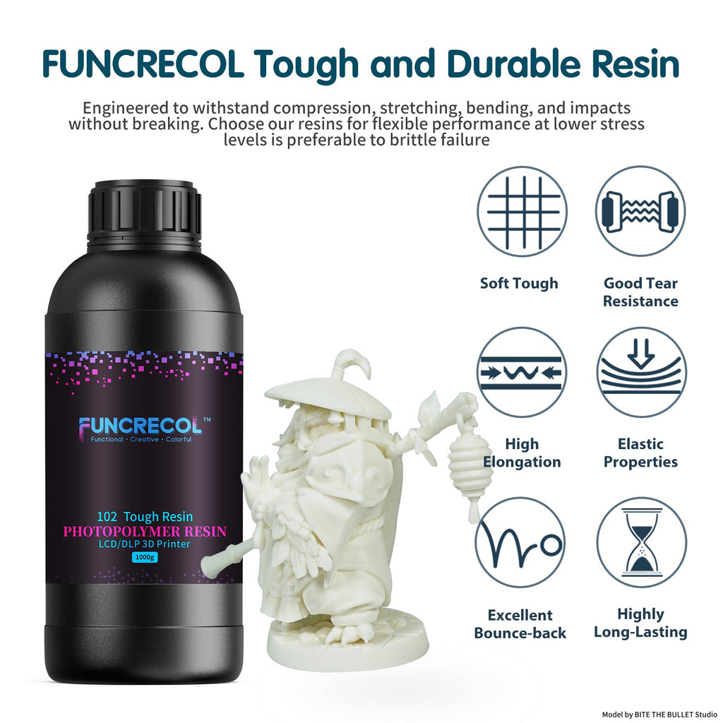 FUNCRECOL Tough Resin White