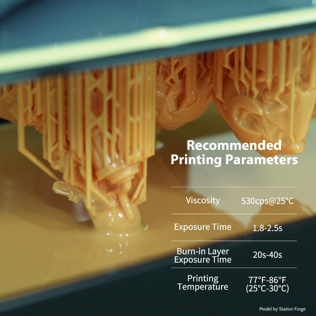 FUNCRECOL Mecha 3D Printer Resin Khaki Wear-Resistant Matte Finish