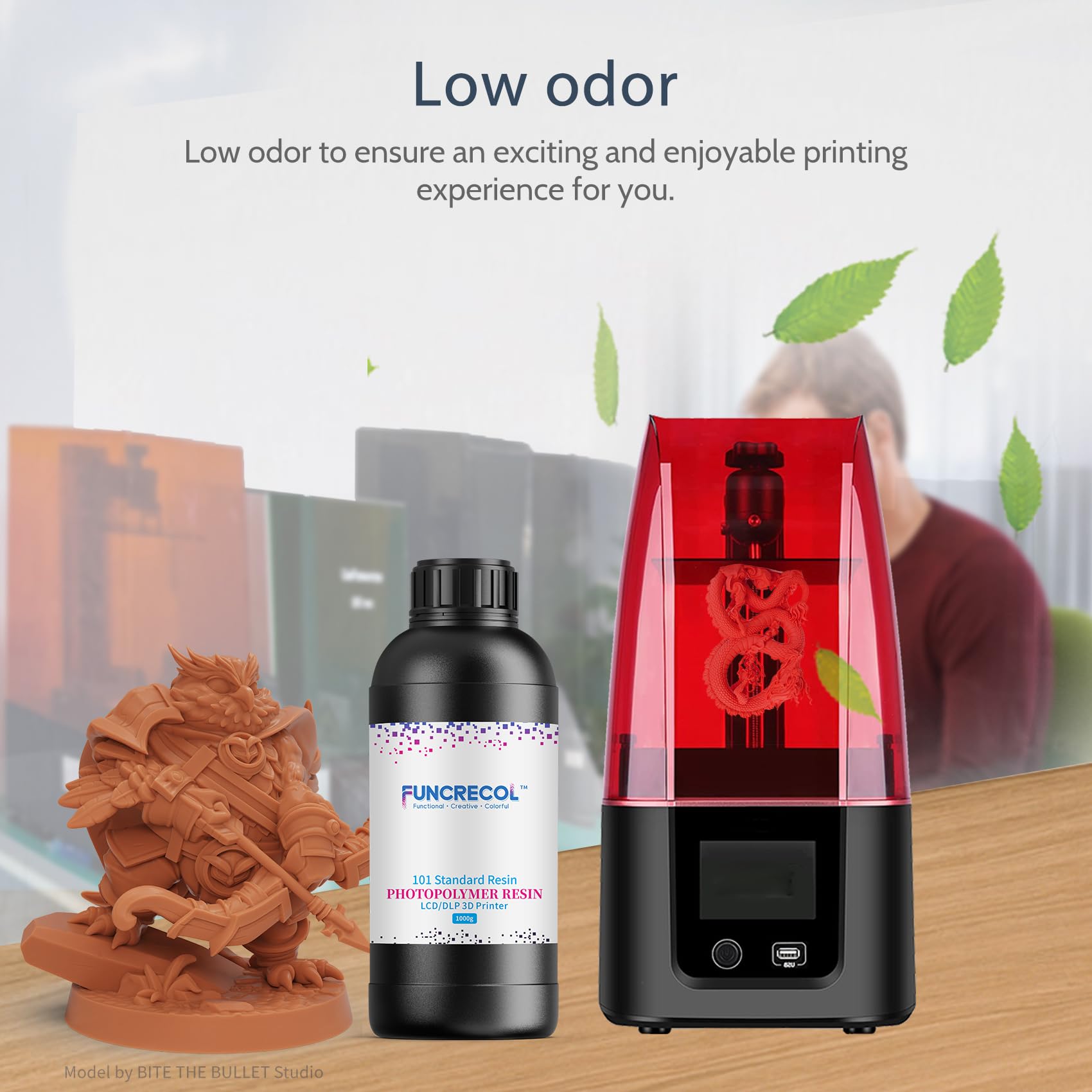 FUNCRECOL High Precision Compatible Low Cost 3D Printer Resin Red Wax