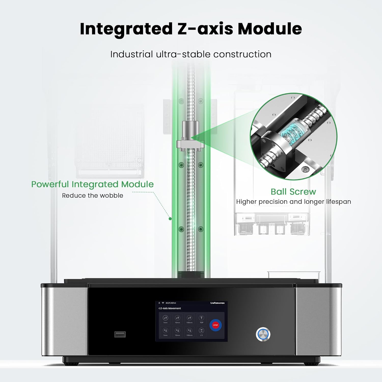 GK3 Ultra Pro Large Resin 3D Printer Auto Heating Resin Feed