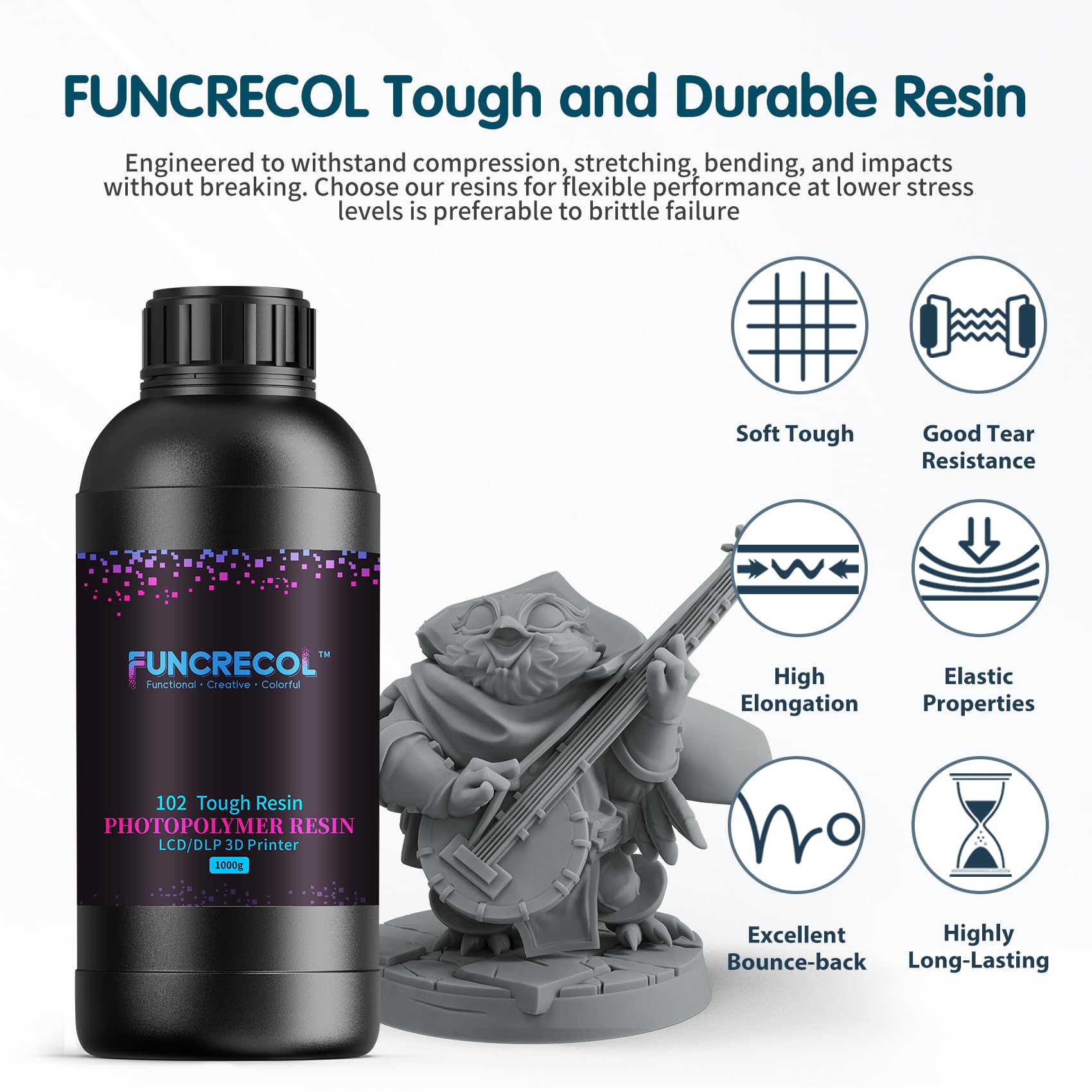 FUNCRECOL Tough Resin Grey