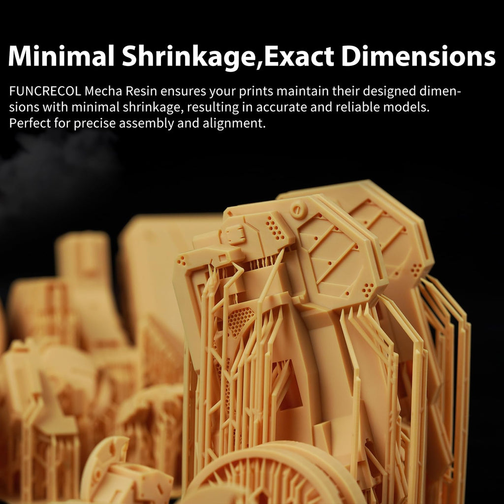 FUNCRECOL Mecha 3D Printer Resin Khaki Wear-Resistant Matte Finish