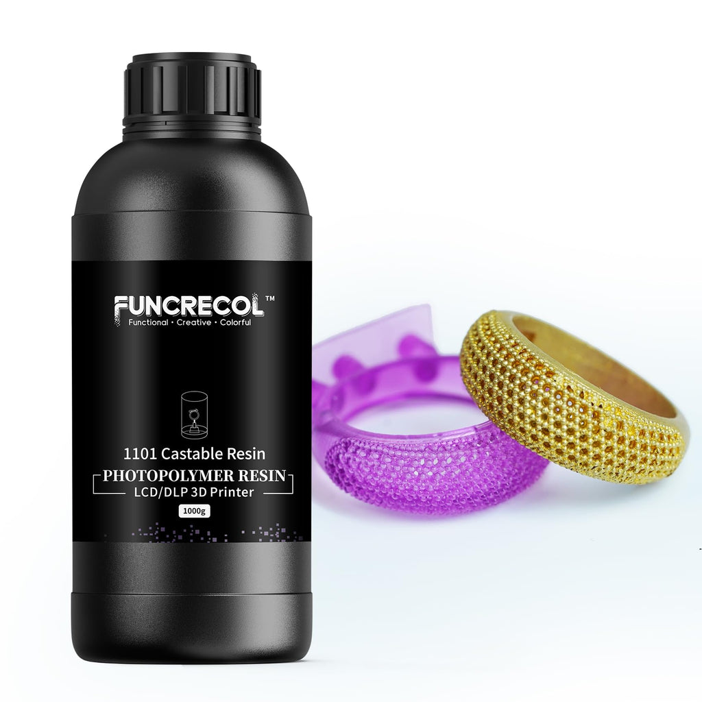 FUNCECOL Purple Wax Castable 3D Printer Resin
