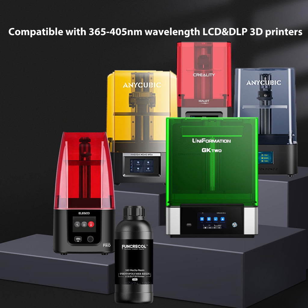 FUNCRECOLMecha 3D Printer Resin Grey For Mecha GK Figures