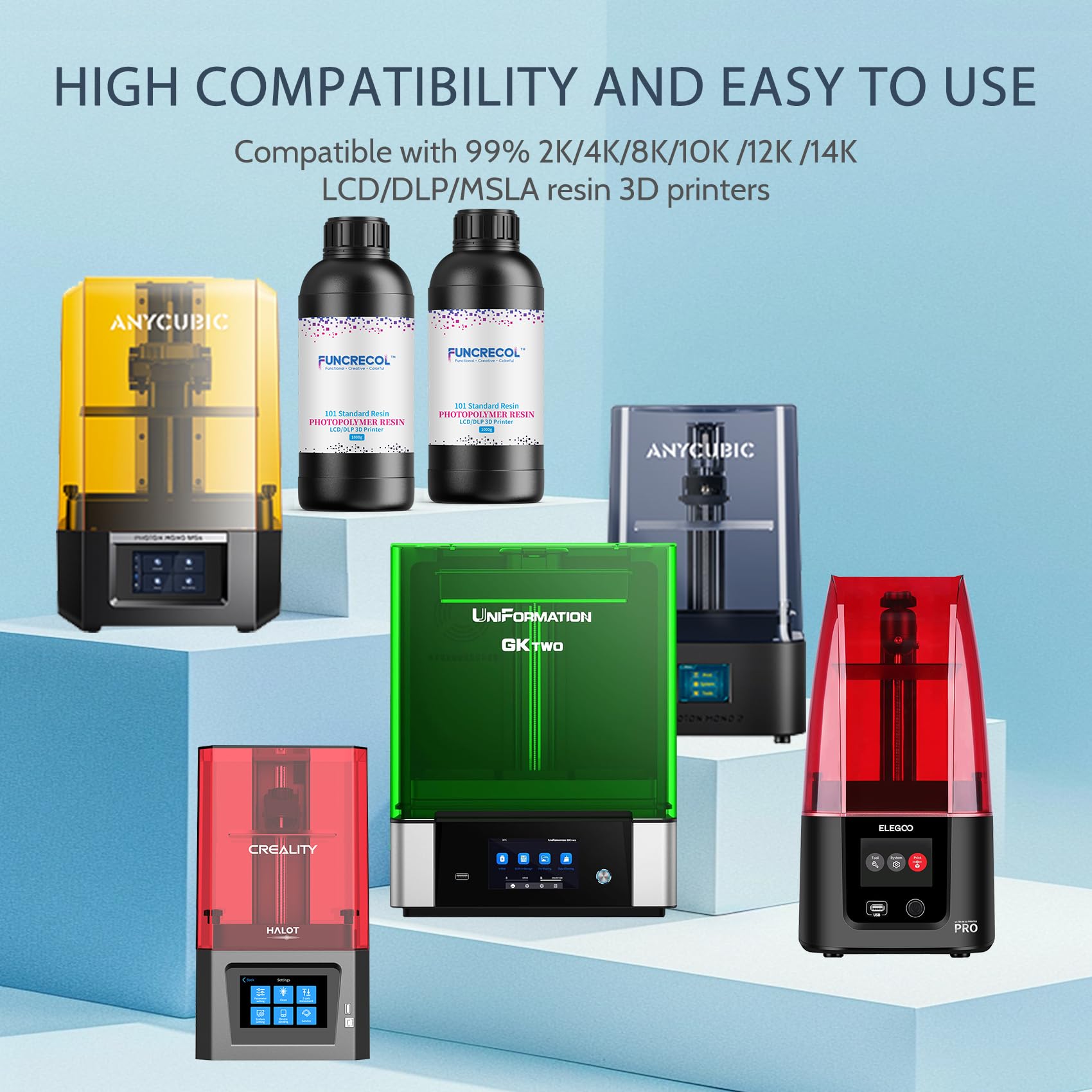 FUNCRECOL High Precision Compatible Low Cost 3D Printer Resin Red Wax