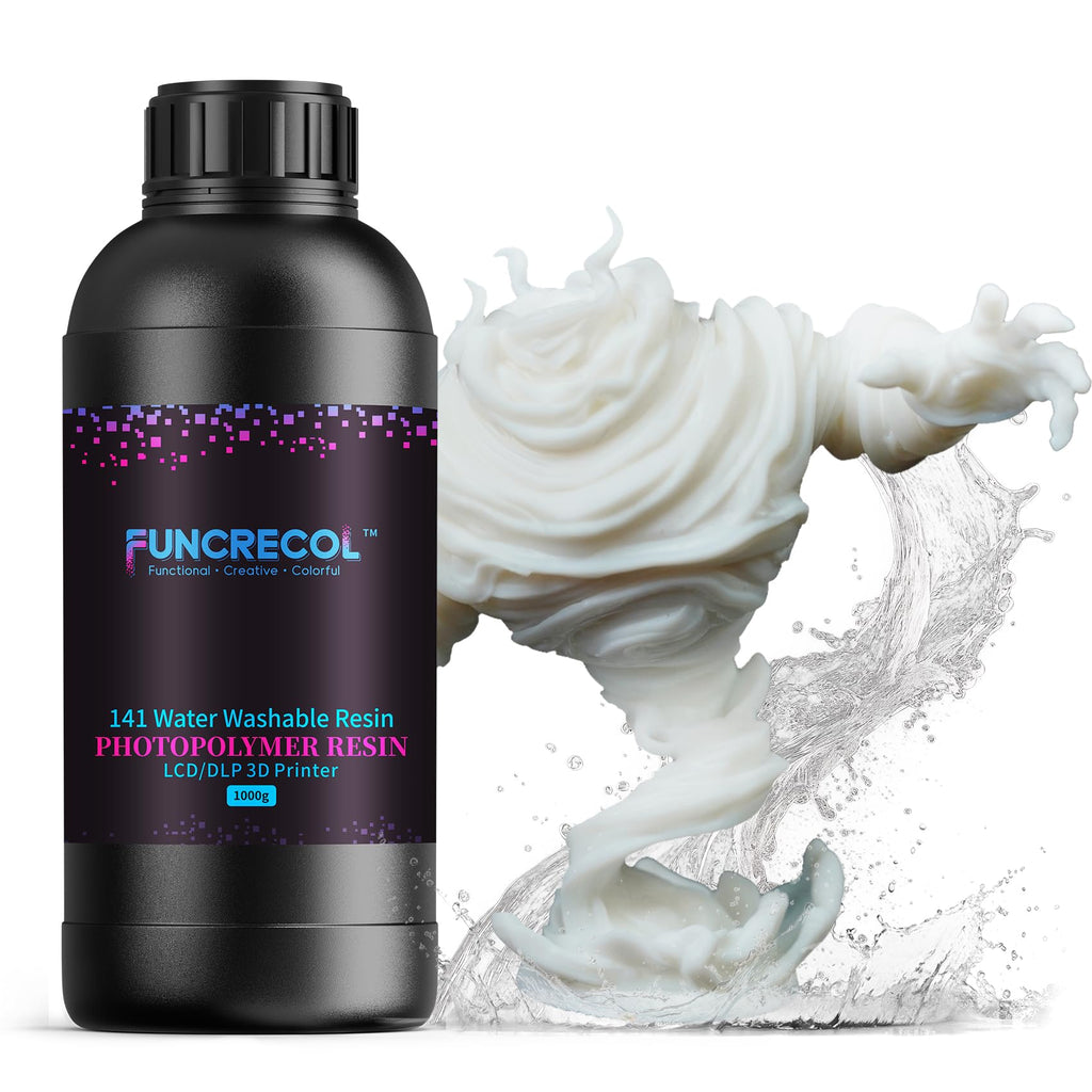 FUNCRECOL Water Washable 3D Printer Resin White