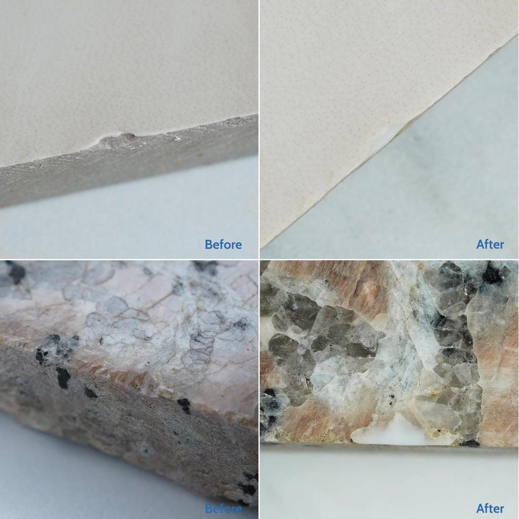 FUNCRECOL Pro Quartz Countertop Repair Kit, 30s Quick-Dry Stone Filler