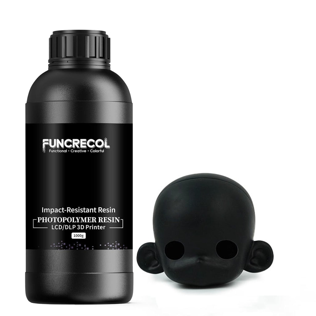 Funcrecol Tough BJD 3D Printer Resin Figure Printing Liquid Black