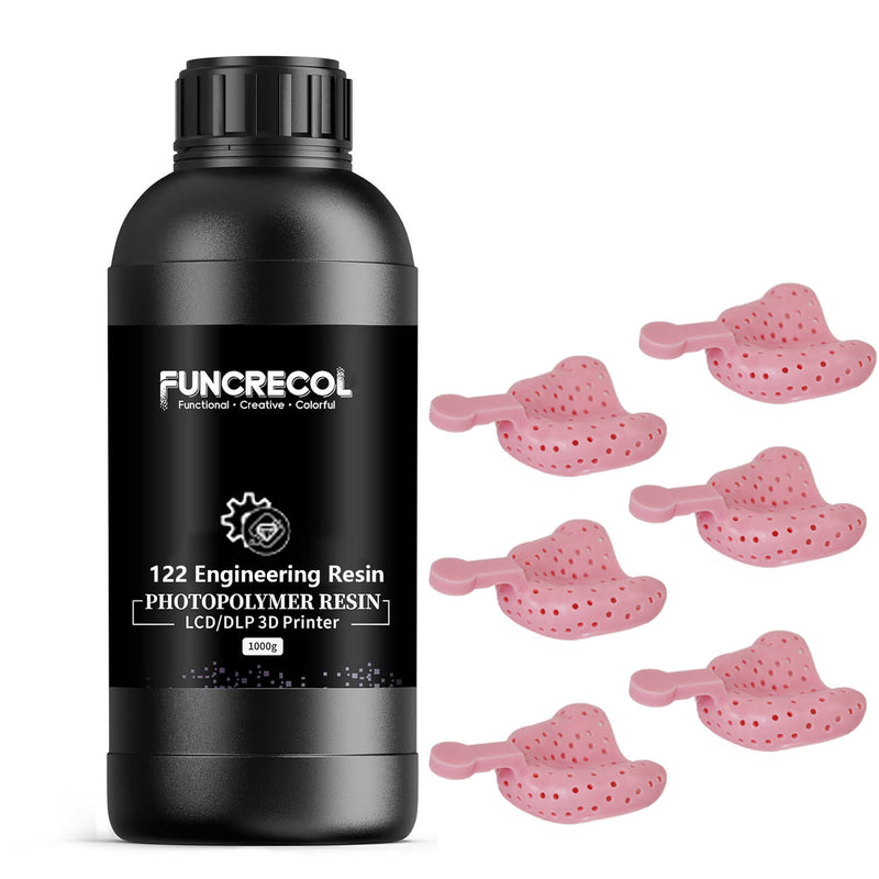 Funcrecol Anti-impact Durable Nylon-like Engineering 3D Resin Pink