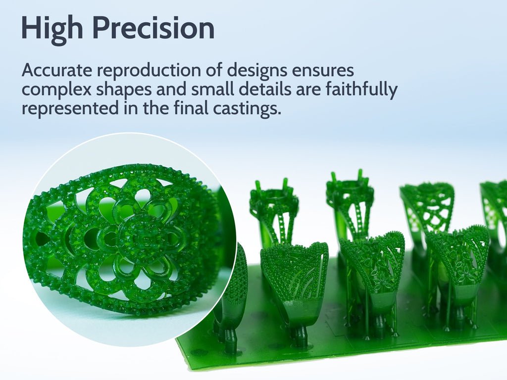 FUNCECOL Green Wax Castable 3D Printer Resin